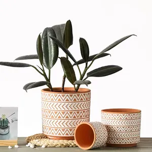 Buy Wholesale China Exquisite Cement Pot With Artificial Plant For