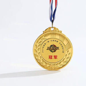 Medallas de Premio Deportivas Personalizadas para Campeones, Subcampeones y Segundos Subcampeones, Medallas de <span class=keywords><strong>Oro</strong></span> - Product Image 4