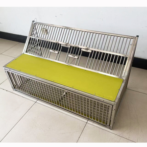 LIZE PET <span class=keywords><strong>Cage</strong></span> à oiseaux pliable en métal <span class=keywords><strong>de</strong></span> haute qualité <span class=keywords><strong>pour</strong></span> les perroquets et les pigeons sautants <span class=keywords><strong>Cage</strong></span> à oiseaux pliante <span class=keywords><strong>de</strong></span> <span class=keywords><strong>transport</strong></span> en acier inoxydable - Product Image 3