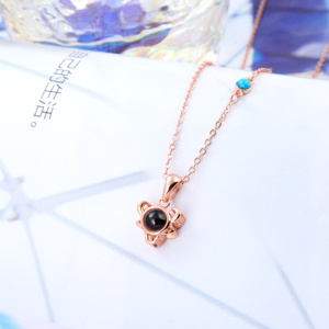 Collana con ciondolo in argento Sterling 925 moda estate Langyue gioielli da donna personalizzati dodici costellazioni Sagittarius Design - Product Image 3