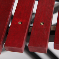 Music Orff Professional Glockenspiel Xylophon Wholesale Wooden Bar Xylophone 25 Tone Red Wooden Marimba Xylophone With Stand