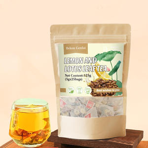 ชาสมุนไพรมะนาวและใบบัว 5 กรัม x 25 ซอง ช่วยเสริมสร้างการเผาผลาญที่ดี ช่วยย่อยอาหาร ให้ความสดชื่นเบาๆ สำหรับทุกวัน - Product Image 1