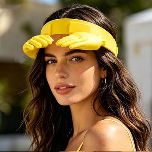 Visiera Parasole 3D Senza Mani per Protezione Istantanea dai Raggi UV, Cappello Parasole a Forma di Mano per Attività all'Aperto, Cappello Estivo a Forma di Mani - Product Image 3