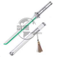 Seal Demon Tang Épée Horizontale Blanc En Bois Led Lumière Jouet Épées pour Cosplay