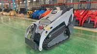 Chine tout nouveau Mini Skid Steer Wheel Loader Tough Cookie Cabin Pump Motor pour la construction de petites fermes Nouveau Mini Ag Equipment