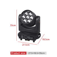AOYALONG FY740L 320W Osram RGBW Bee Eye Moving Head Light Zoom 11-58 °   Éclairage de scène DMX512 pour fêtes, concerts et spectacles
