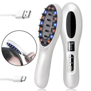 Masseur électrique portable pour <span class=keywords><strong>le</strong></span> cuir chevelu, micro-courant EMS, brosse <span class=keywords><strong>à</strong></span> lumière LED, lumière rouge, ions, stimulateur de croissance des cheveux, appareil de massage de <span class=keywords><strong>la</strong></span> <span class=keywords><strong>tête</strong></span>, modè<span class=keywords><strong>le</strong></span> - Product Image 2