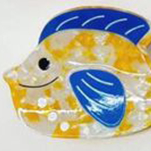 ทำจากเรซินคุณภาพสูง คลิปหนีบผมรุ่น Ocean Series ขนาด 8 ซม. สำหรับเด็ก - Product Image 4