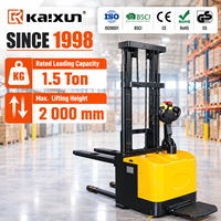 Nouveau transpalette électrique KAIXUN 1.5T avec batterie au plomb, déplaceur latéral électrique, levée de 1600 mm, moteur de 1.6KW, directement de l'usine pour entrepôt
