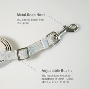 Guinzaglio per cani da compagnia con Dispenser di sacchetti di cacca di luce a Led in Nylon elastico a mani libere di alta qualità - Product Image 6