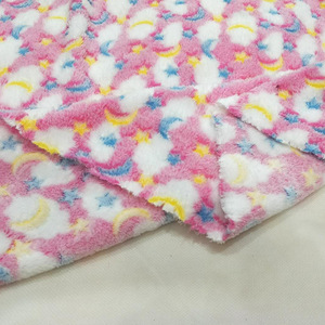 <span class=keywords><strong>Tela</strong></span> <span class=keywords><strong>polar</strong></span> de coral con estampado offset de doble cara de poliéster de peso medio para textiles para el hogar - Product Image 5