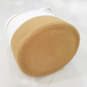 Panier de rangement tissé en corde de coton de style Grand panier Landry Grand organisateur de jouets Catalpa Yao Nouveau panier tissé pliable 16X24 - Product Image 6