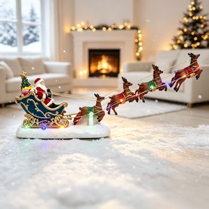 Nuevo Carro de Reno Navideño 2026 para Personas Mayores, Decoraciones Navideñas, Adornos de Ciervos y Alces - Product Image 3