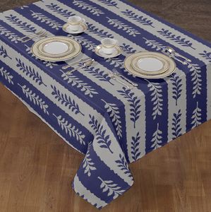 Premium Custom Print Cotton <b>Tablecloth</b> With Designer Custom Print Table Cloth Elegant Dining Table Cover Eco Friendly <b>Washable</b> - Product Image 4