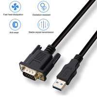 Cable USB 3.0 a VGA macho a macho de 6 pies, transmisión de señal estable, cable antidesgaste para PC