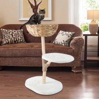 Meubles de luxe haut de gamme, arbre à chat en bois intéressant, jouet pour chat, cadre en bois, arbre à grimper