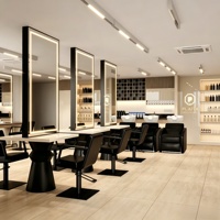 Diseño de Interiores para Salón de Belleza, Renovación de Tienda de Belleza Comercial Personalizada, Decoración Moderna y de Lujo para Salón de Belleza y Peluquería