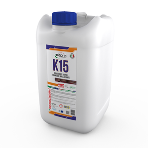 Cleprin K 15 10Kg Dégraissant Liquide Prêt à l'emploi Nettoyant Anti-Taches d'Huile Anti-Calcaire Effet Polissant pour Équipement de Cuisine - Product Image 1