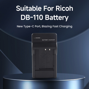 Chargeur de caméra portable pour <span class=keywords><strong>Ricoh</strong></span> DB-110 GR <span class=keywords><strong>III</strong></span> GR IIIx - Product Image 5
