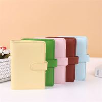 Carnet de notes organisateur de planificateur de logo personnalisé reliure à anneaux spirale enveloppe de monnaie papeterie avec fermeture éclair couverture en cuir durable