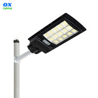 Lámpara Solar LED de 100W/200W/300W, Iluminación Solar para Exteriores, IP65, Impermeable, a Prueba de Polvo y con Protección Contra Rayos