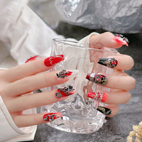 Halloween 3D gothique fantôme citrouille et squelette décorations pour ongles alliage métal strass avec design breloques Halloween ongles bijoux