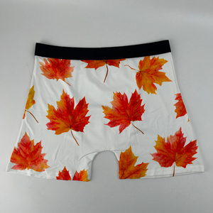 Boxer da uomo con Logo personalizzato biancheria intima <span class=keywords><strong>Super</strong></span> confortevole e <span class=keywords><strong>Sexy</strong></span> tessuto bianco bianco per sublimazione a maglia con Logo in vita - Product Image 6