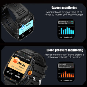 Hombres Deportes al aire libre <span class=keywords><strong>Reloj</strong></span> inteligente Dispositivos portátiles BT Llamada 3ATM <span class=keywords><strong>Reloj</strong></span> impermeable - Product Image 3