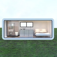 Maison préfabriquée d'extérieur, conception modulaire, bureau préfabriqué, cabine de travail Apple Cabin