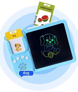 Bambini cognitivo Flashcard LCD da disegno Tablet elettronica <span class=keywords><strong>parole</strong></span> inglesi dispositivo <span class=keywords><strong>di</strong></span> apprendimento educativo bambino parlante Flash card giocattolo - Product Image 3