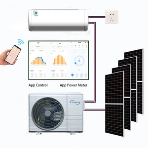 Aire Acondicionado ACDC de 12000 BTU, Conexión a Red, Energía Solar Fotovoltaica, Ahorro de Energía, Alta Temperatura, Control por Aplicación, Solo Frío, KF-35GWACDCB - Product Image 1