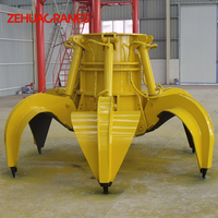 Godet de préhension personnalisé pour grue, type coquille et écorce d'orange, électro-hydraulique, pour grue portique RMG