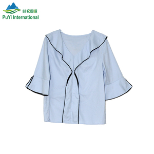 Pacas de Ropa Usada, Blusas de Algodón para Mujer, 50 kg, Coloridas, Precio Económico, Ropa Usada de Guangzhou, Exportación por Lotes - Product Image 3
