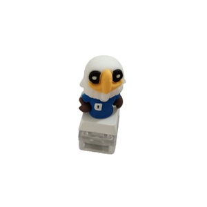 China Factory Bald Eagle Game Day Collectible Keychain Anti-lost Design Acrylic/PVC Material Eco-Friendly Waterproof Promotional