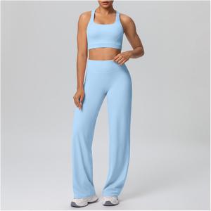 Conjuntos de Fitness y <span class=keywords><strong>Yoga</strong></span> de Lujo: Trajes Deportivos Elásticos de Alta Calidad, Estilo Tubo Recto, Venta al por Mayor - Product Image 2