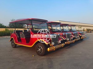 Vintage Classic 5-Seater Mini Electric Sightseeing Car <b>72V</b> Lithium <b>Battery</b> Best Golf Push Carts for Sightseeing - Product Image 6