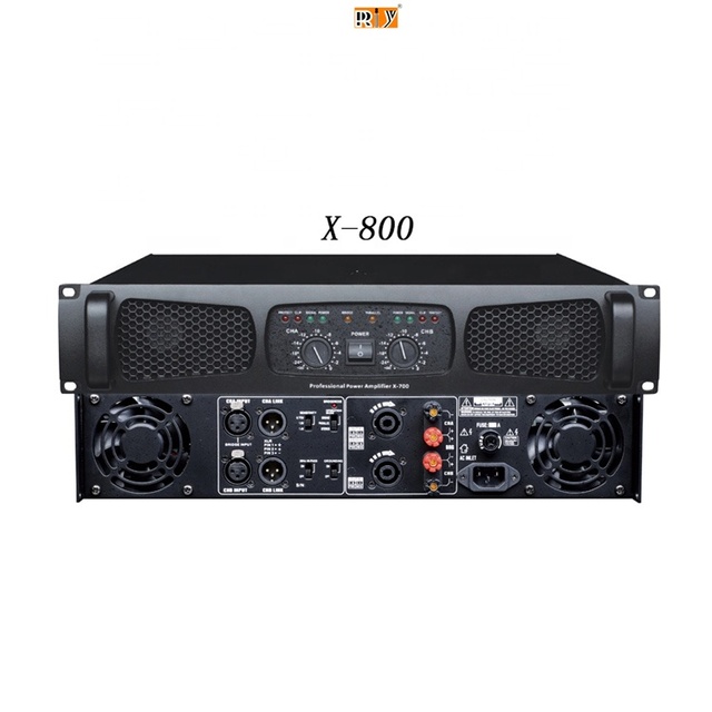 X Series Sound System Power Amplifier 2CH Stage Master Power Amplifier