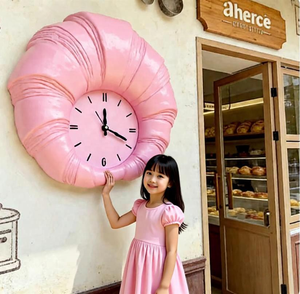 Sculpture en résine 3D réaliste sur le thème <span class=keywords><strong>de</strong></span> la <span class=keywords><strong>boulangerie</strong></span>, conçue sur mesure - <span class=keywords><strong>Horloge</strong></span> à pain pratique <span class=keywords><strong>de</strong></span> la <span class=keywords><strong>boulangerie</strong></span> Creative Point - Product Image 6