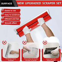 Vente chaude 60cm rouge grattoir mural industriel et bricolage en acier inoxydable mastic plâtrage couteau pour la décoration de la maison