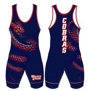 เสื้อกล้ามมวยปล้ำพิมพ์ลายตามสั่งเสื้อกล้ามนักมวยปล้ำ - Product Image 2