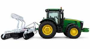 Herse à disques professionnelle robuste à moteur diesel 3 rangs avec engrenages et roulements pour le travail du sol en grande exploitation agricole - Marque LEROX - Product Image 3
