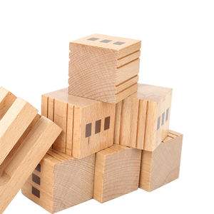 Bloques de Construcción de Madera Apilables para Niños, 63 Piezas, Color Verde Castillo, los Más Populares del 2026, para Niños de 5 a 7 Años - Product Image 5