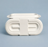 Emballage écologique biodégradable, emballage cosmétique, inserts de boîtes personnalisées, emballage plastique personnalisé pour cosmétiques, gaufrage