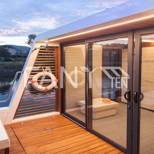 Fanye maison moderne bateaux fabricant bas <span class=keywords><strong>prix</strong></span> conteneur base à énergie solaire maison-<span class=keywords><strong>bateau</strong></span> en aluminium - Product Image 6