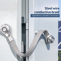 Câble de protection flexible tressé en acier de 4-150 mm² sur mesure, anti-oxydation, pour machines extrêmes