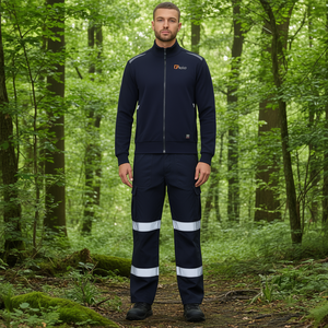 Sudadera Larga con Cierre Regular Ttake, Ropa de Trabajo, Ropa de Seguridad Reflectante - Product Image 3