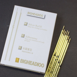TIANYI <span class=keywords><strong>100</strong></span> Stück/Box Bighead Silber Nachfüllbare Quecksilber-Silber Näh- & Schneiderei-Kunstmarker Kunststoff-Farbmarker zum Designen und Markieren - Product Image 2