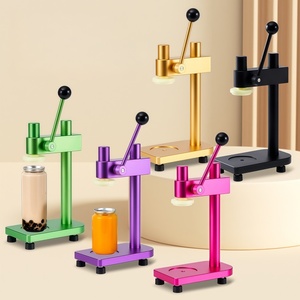 Machine de scellage manuelle commerciale pour bouteilles PET, canettes de boissons et jus, avec scelleuse de couvercles en aluminium - Product Image 6
