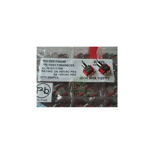 Pengying 전자 제품 공급 PS8A 보트 유형 스위치 2 핀 2 위치 8A 로커 전원 스위치 컷 아웃 13*19 - Product Image 2