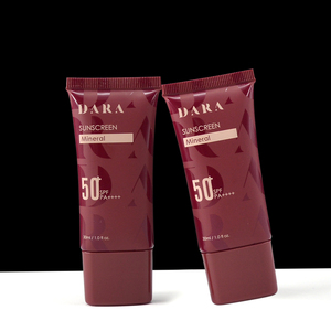 Rỗng Tùy Chỉnh 30Ml 40Ml 50Ml 100Ml Mỹ Phẩm Hình Bầu Dục Ống Nhựa Bao Bì Siêu Hình Bầu Dục Ống Kem Chống Nắng Kem Bao Bì Lotion Ống - Product Image 3